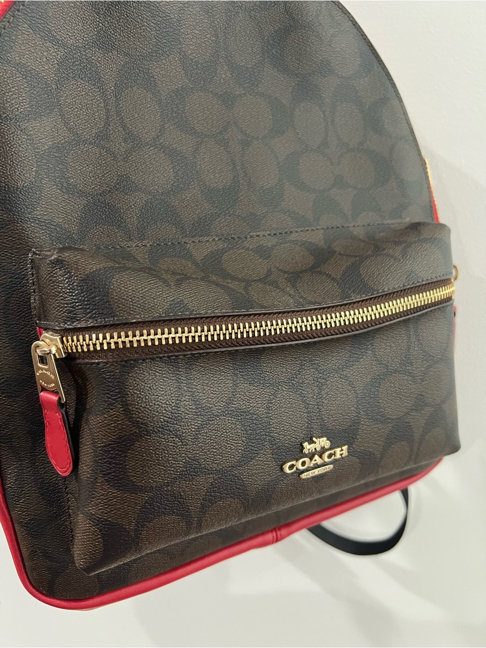 Authentic Coach Signature Medium Charlie Backpack - Picture 3 of 15